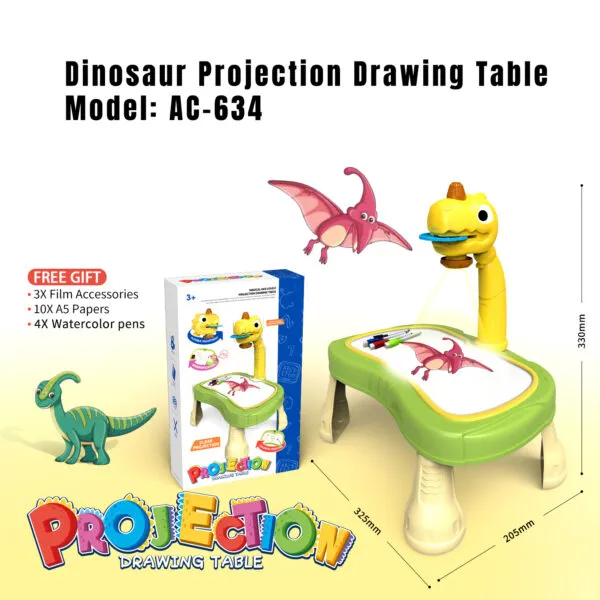 AC-634 Dinosaur Projection Drawing Table