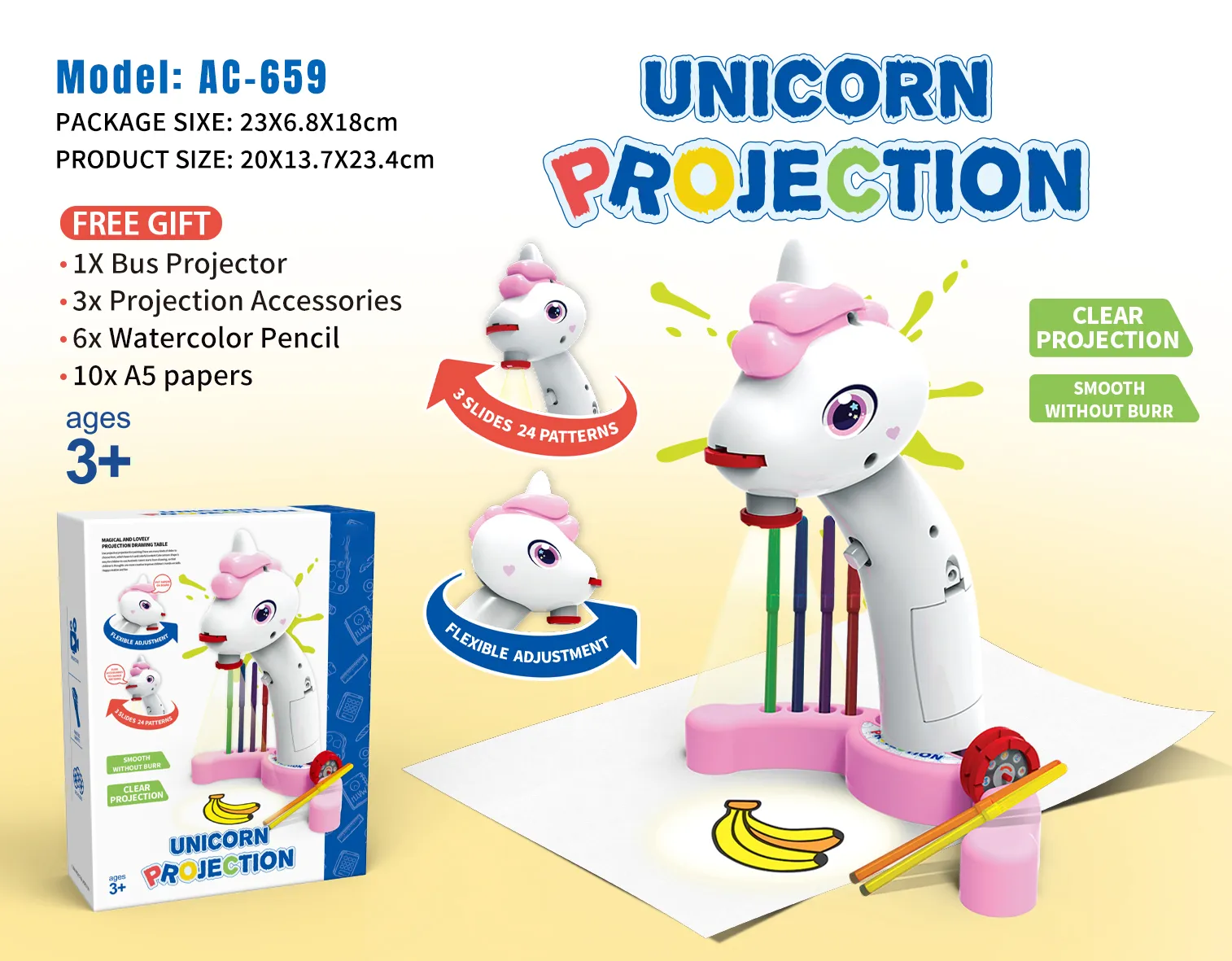 AC-659 Unicorn Projection Drawing Table_2