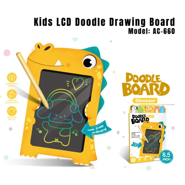 AC-660A Dinosaur Kids LCD Doodle Drawing Board_1-1
