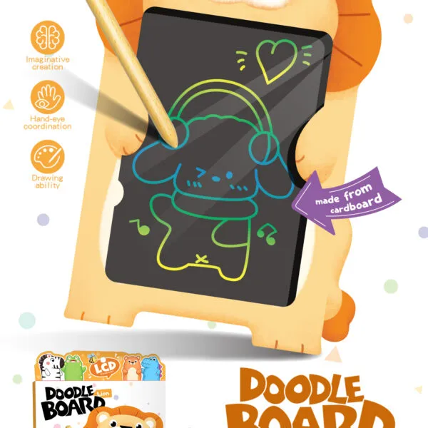 AC-662 Lion Kids LCD Doodle Drawing Board