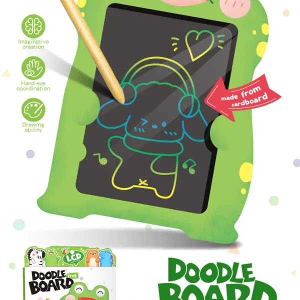 AC-663 Frog Kids LCD Doodle Drawing Board