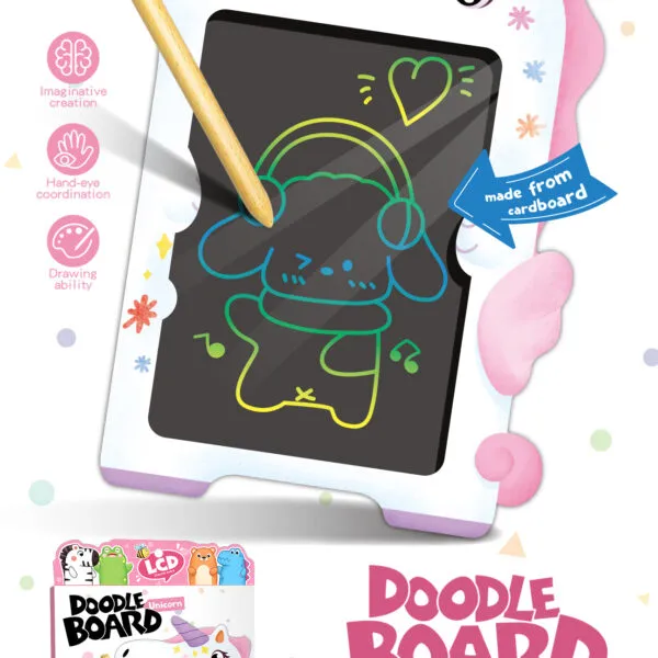 AC-667 Unicorn Kids LCD Doodle Drawing Board