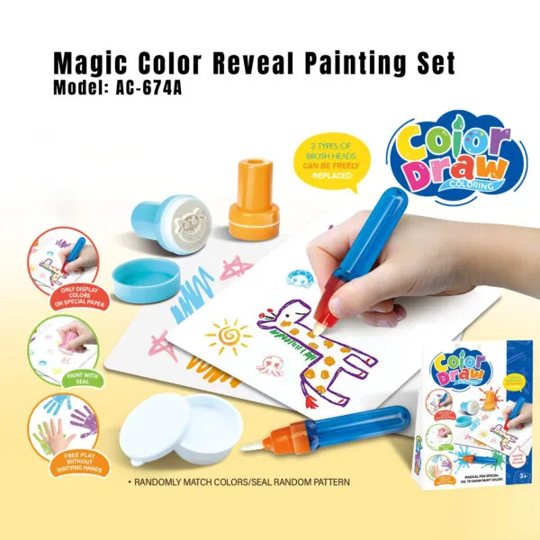 AC-674B Magic Color Reveal Painting Set