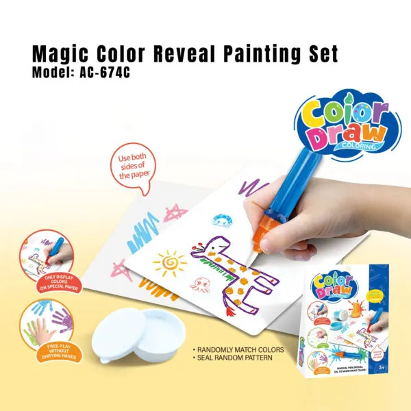 AC-674C Magic Color Reveal Painting Set