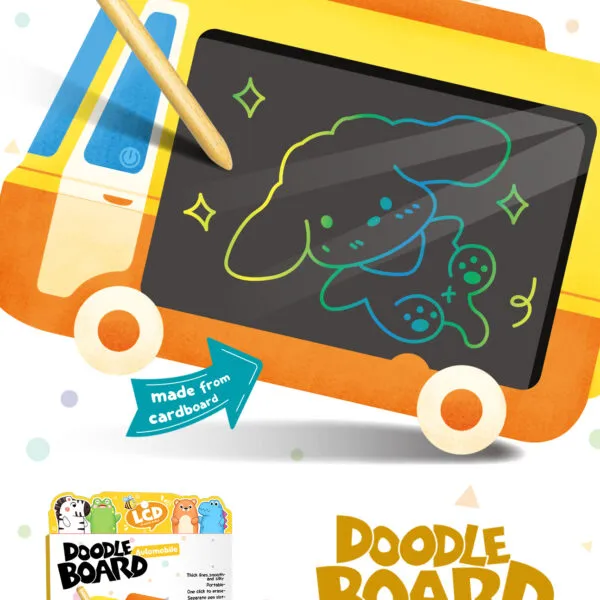 AC-684 Automobile Kids LCD Doodle Drawing Board