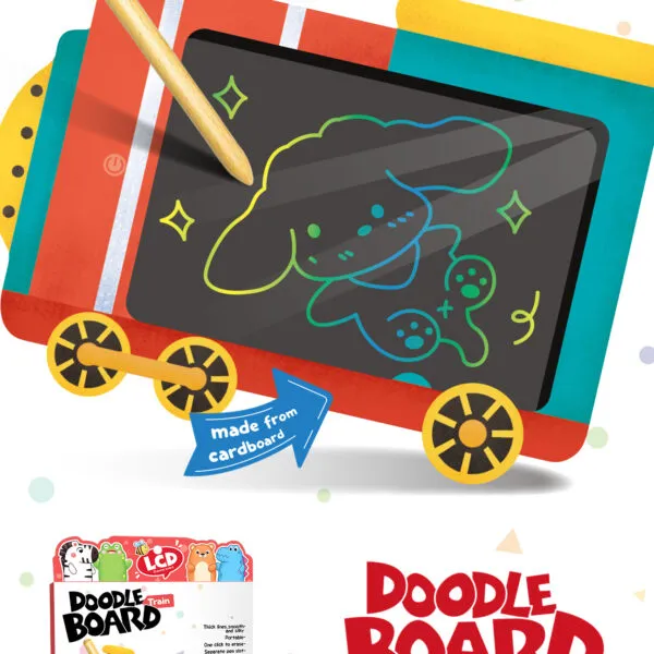 AC-686 Train Kids LCD Doodle Drawing Board