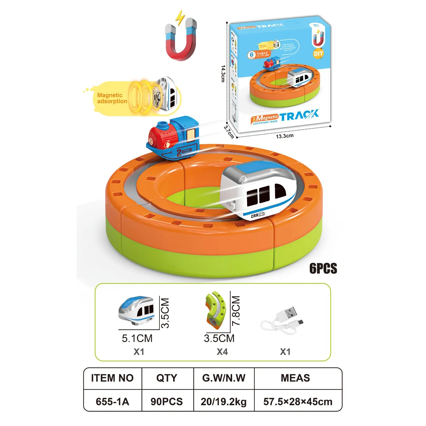 HW-655-1 DIY Magnetic Levitation Train_cover
