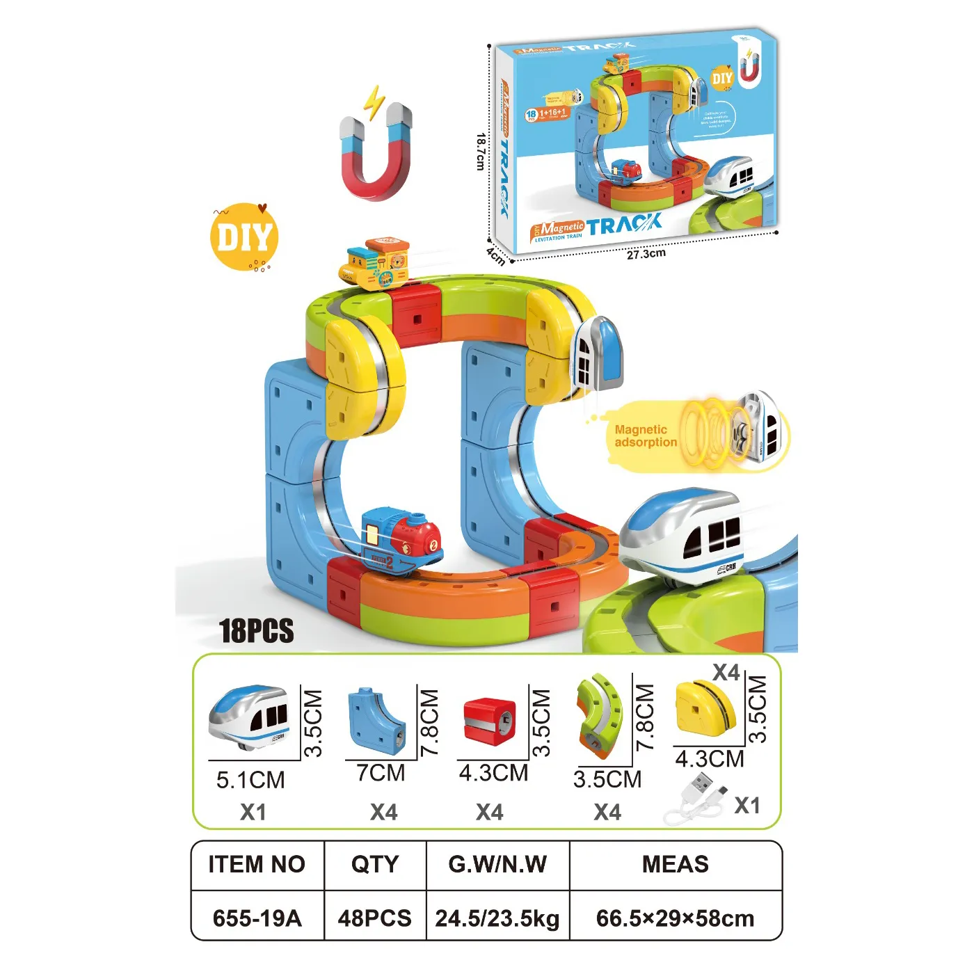 HW-655-19 DIY Magnetic Levitation Train_cover