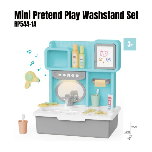RP544-1A Mini Pretend Play Washstand Set