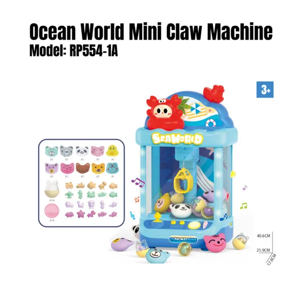 RP554-1A Ocean World Mini Claw Machine