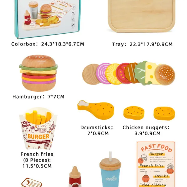 WT-180 Wooden Hamburger Play Food Set_ (2)