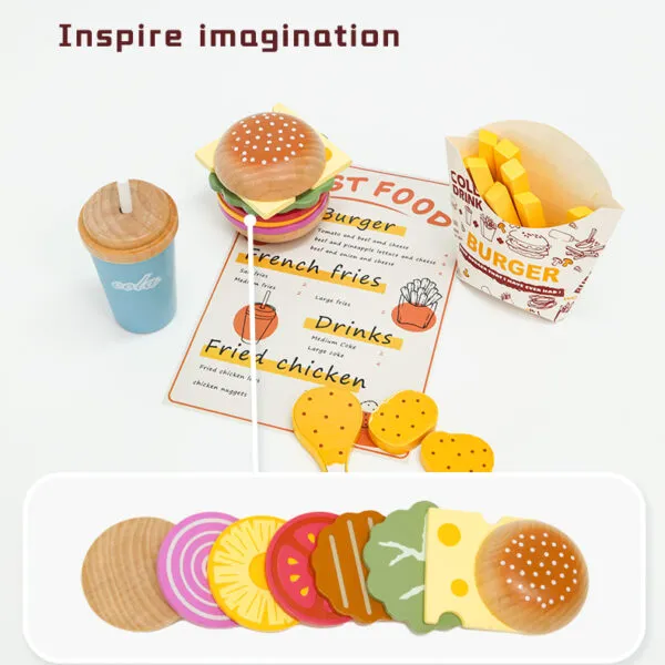 WT-180 Wooden Hamburger Play Food Set_ (6)