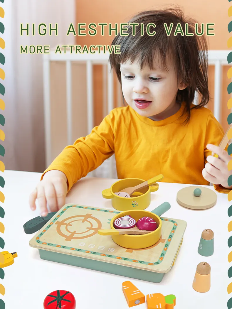 WT-185 Daisy Wooden Kitchen Set_ (2)