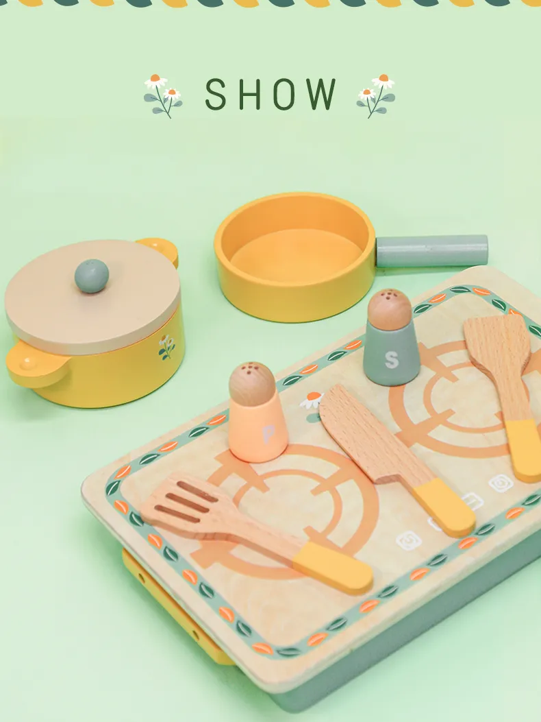 WT-185 Daisy Wooden Kitchen Set_ (7)