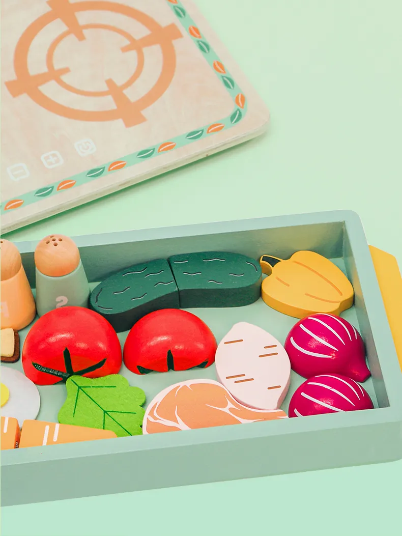 WT-185 Daisy Wooden Kitchen Set_ (8)