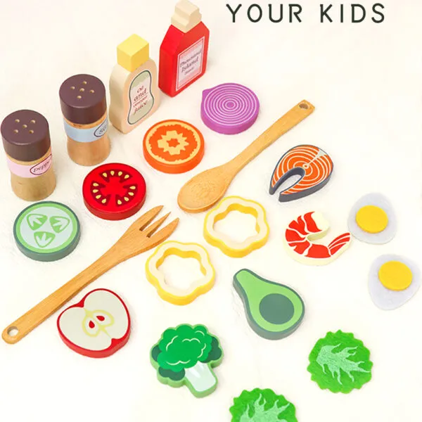 WT-186 Wooden My Favorite Salad Play Set_ (10)