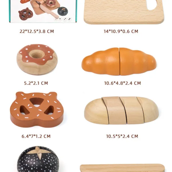 WT-189 My Favorite Wooden Bread Set_ (2)