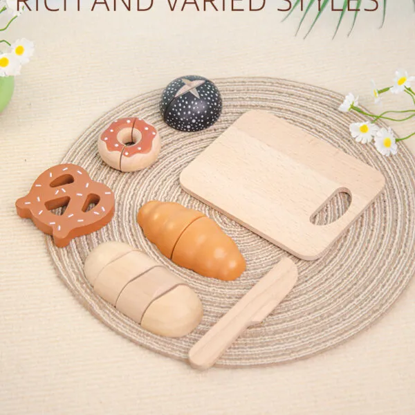 WT-189 My Favorite Wooden Bread Set_ (4)