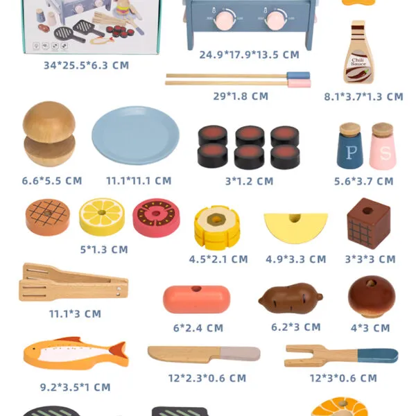 WT-194 Morandi Kids BBQ Playset_ (2)