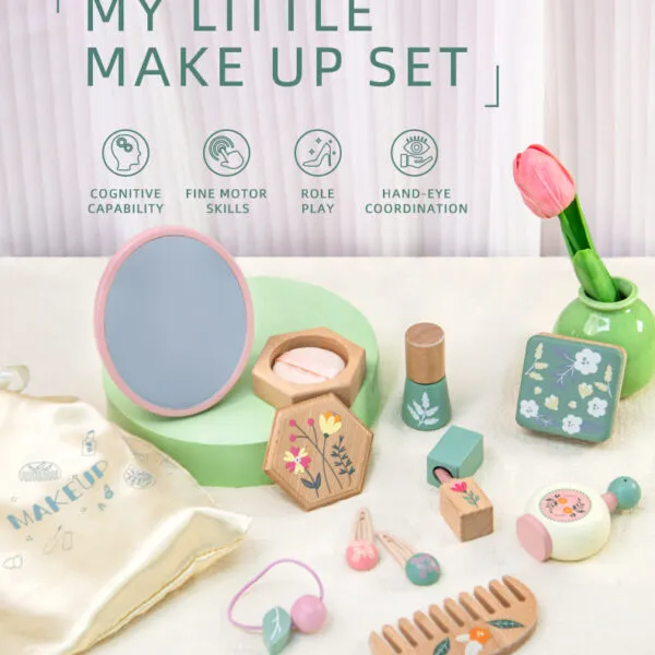 WT-195 Little Beauty Wooden Makeup Set_ (1)