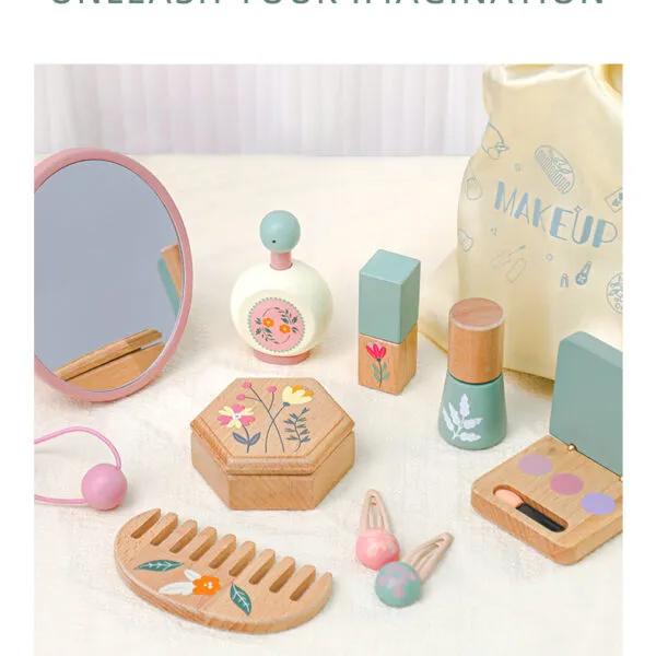 WT-195 Little Beauty Wooden Makeup Set_ (7)