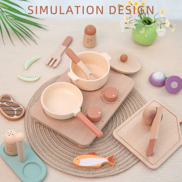 WT-196 Wooden Kids Cooking Playset_ (3)