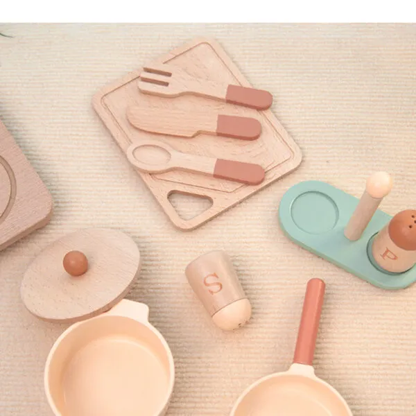 WT-196 Wooden Kids Cooking Playset_ (8)