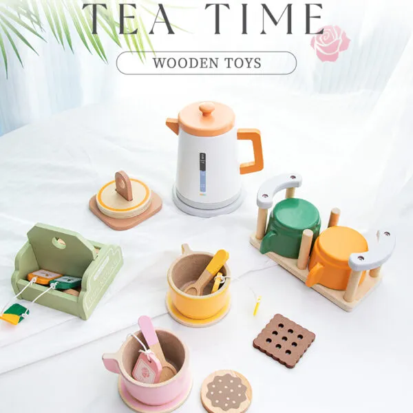 WT-198 Kids Wooden Tea Party Set_ (10)