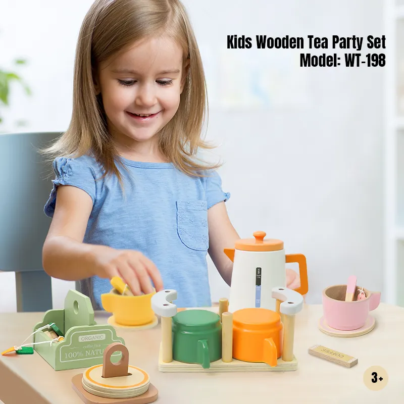 WT-198 Kids Wooden Tea Party Set_2