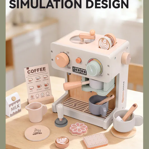 WT-202 Wooden Kids Coffee Maker Set_ (1)