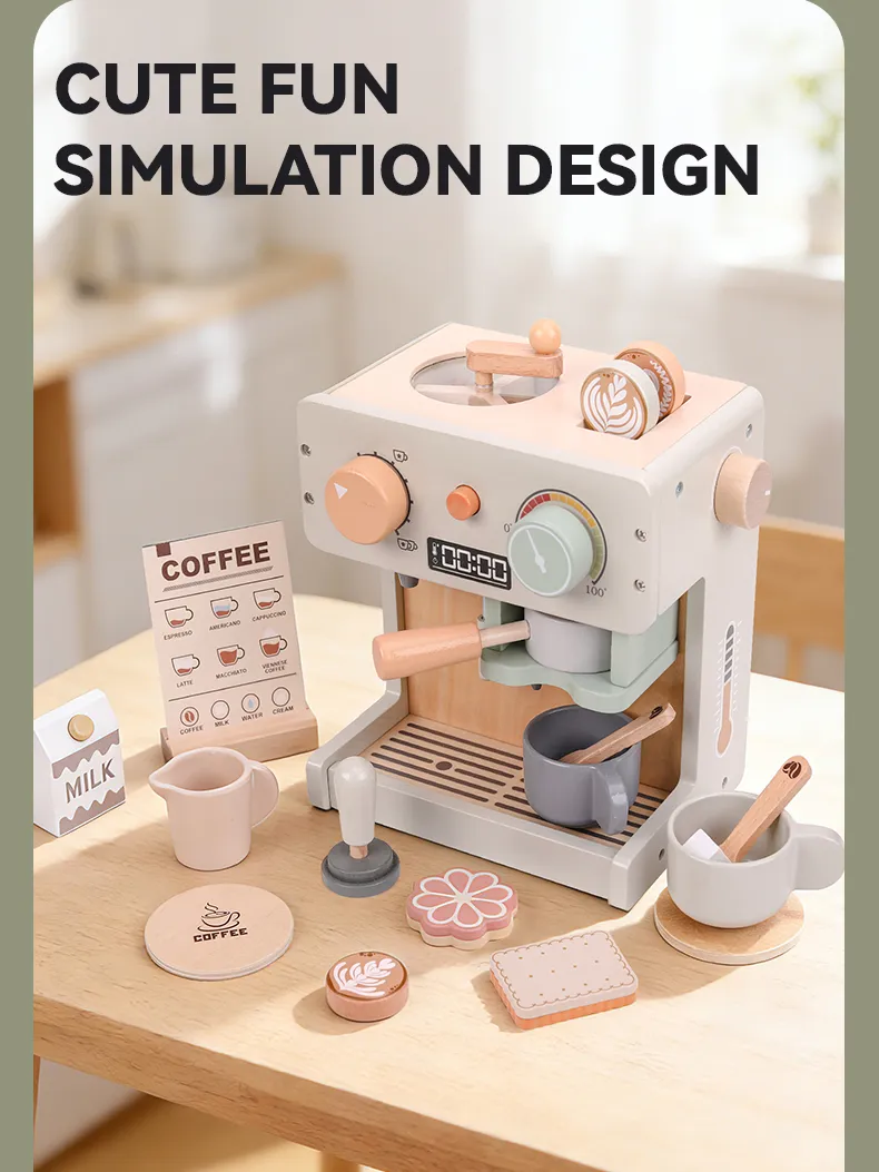 WT-202 Wooden Kids Coffee Maker Set_ (1)