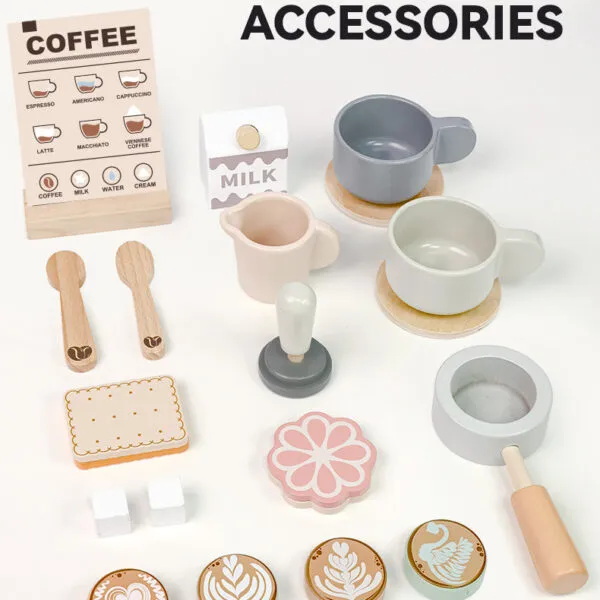WT-202 Wooden Kids Coffee Maker Set_ (2)