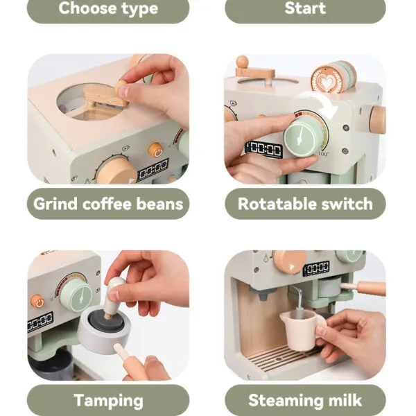 WT-202 Wooden Kids Coffee Maker Set_ (3)