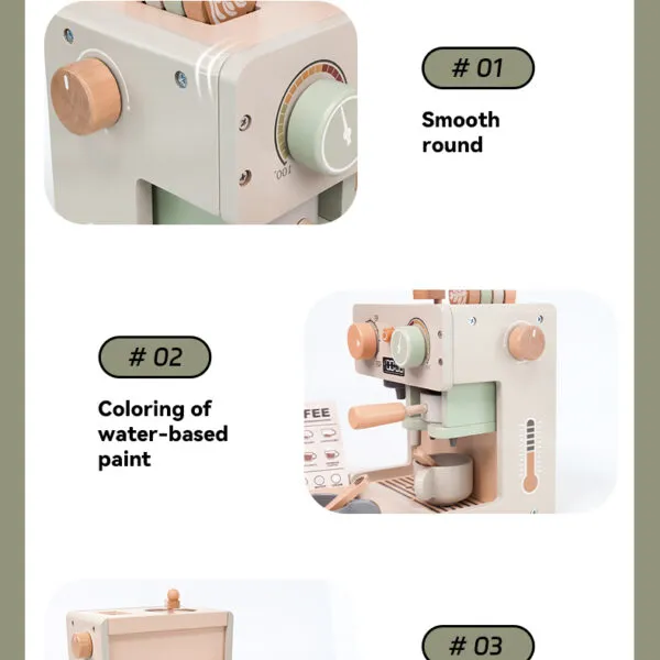 WT-202 Wooden Kids Coffee Maker Set_ (6)
