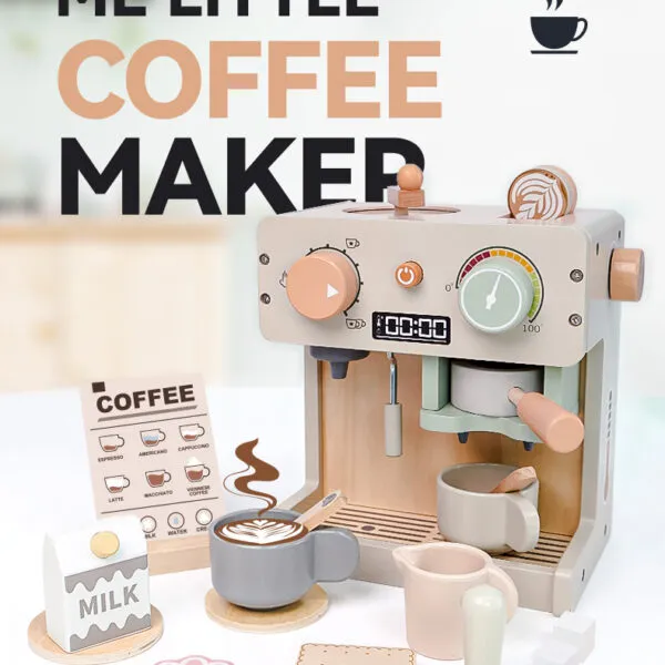 WT-202 Wooden Kids Coffee Maker Set_ (9)