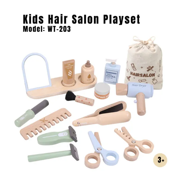 WT-203 Kids Hair Salon Playset
