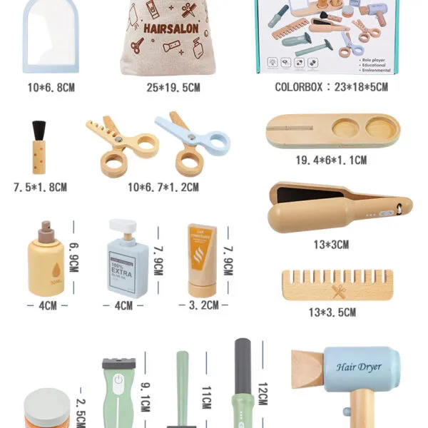 WT-203 Kids Hair Salon Playset_ (2)