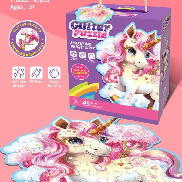 GP-8951Z Unicorn Glitter Puzzle
