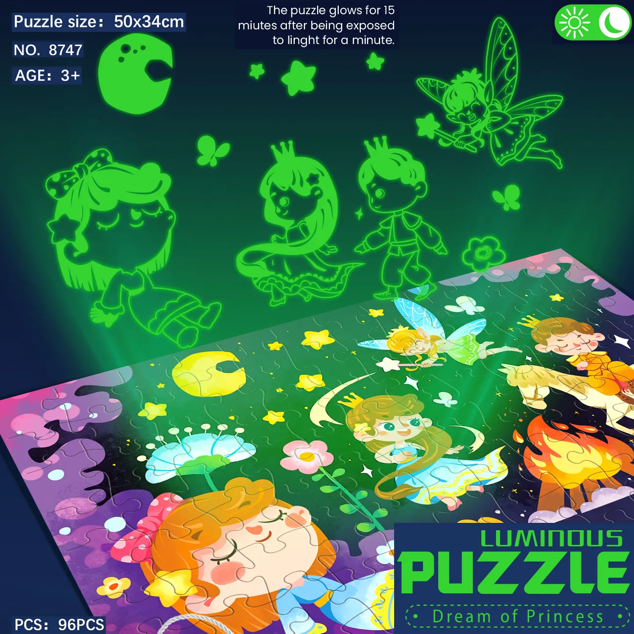 LP-8747 Luminous Puzzle Dream of Princess