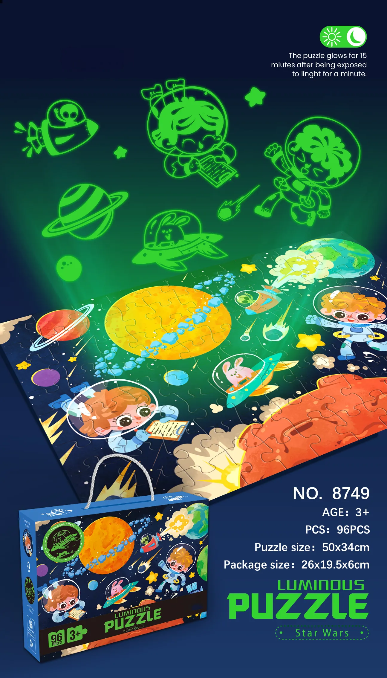 LP-8749 Luminous Puzzle Star Wars