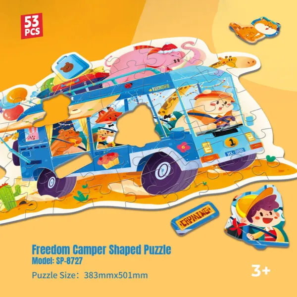 SP-8727 Freedom Camper Shaped Puzzle