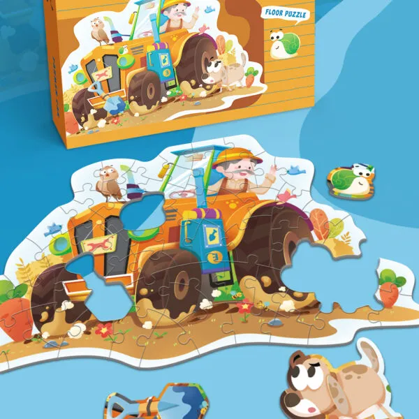 SP-8728 Farmer Car Shaped Puzzle