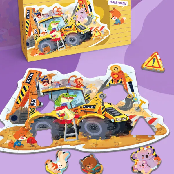 SP-8729 Busy Vehicle Shaped Puzzle