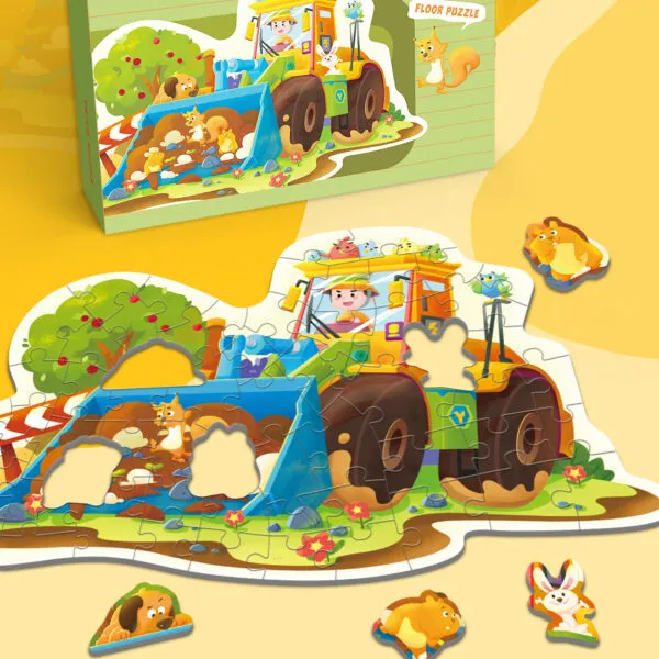 SP-8731 Trick Dozer Shaped Puzzle