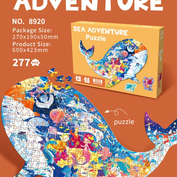 SP-8920 Sea Adventure Shaped Puzzle