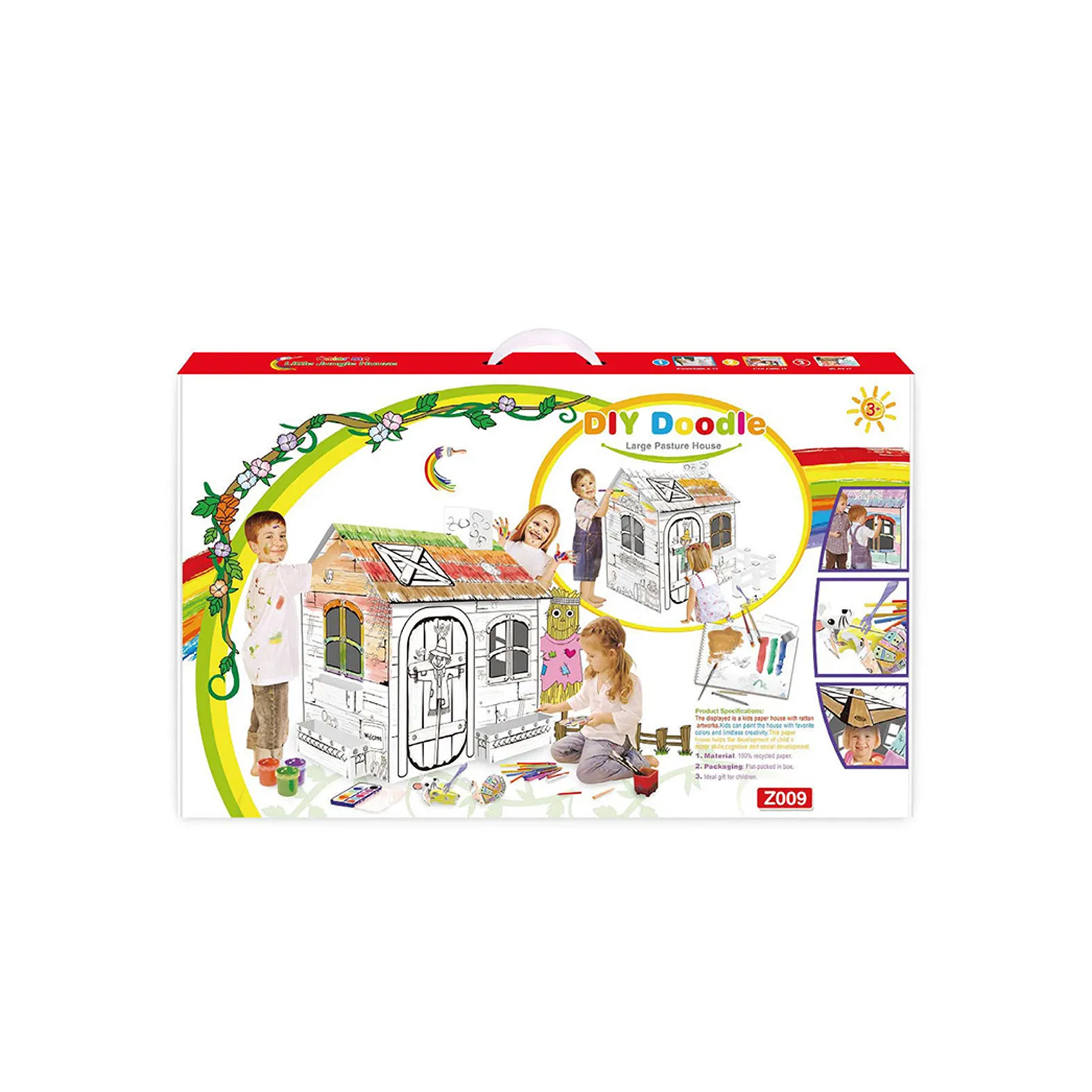 AC-009 DIY Halloween Scarecrow Playhouse 4