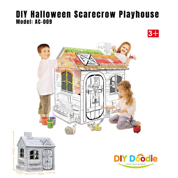 AC-009 DIY Halloween Scarecrow Playhouse