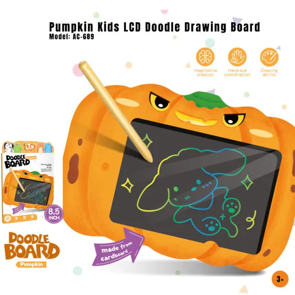 AC-689 Pumpkin Kids LCD Doodle Drawing Board_1-1