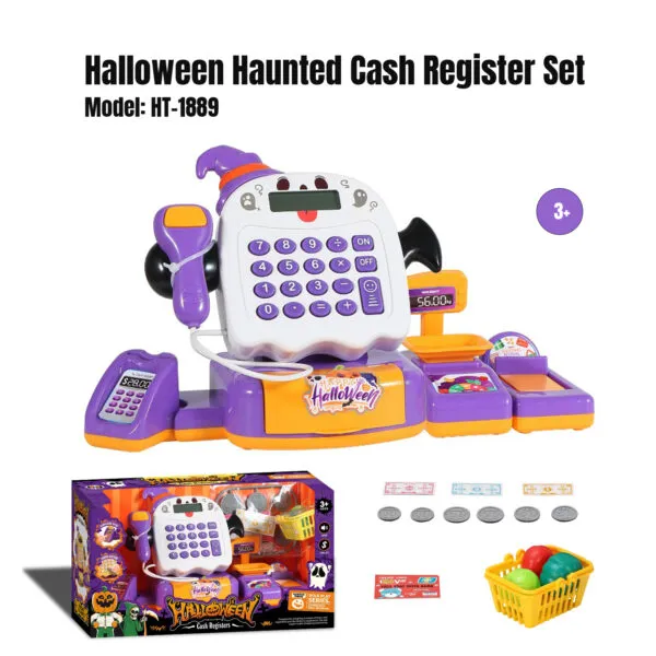 HT-1889 Halloween Haunted Cash Register Set 2