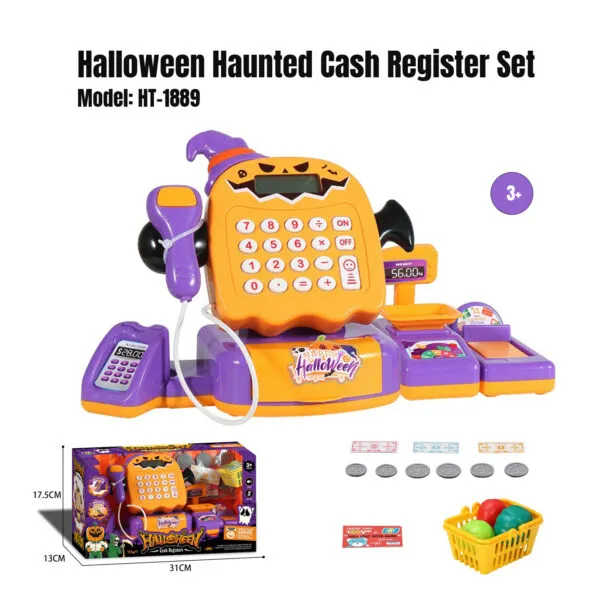 HT-1889 Halloween Haunted Cash Register Set